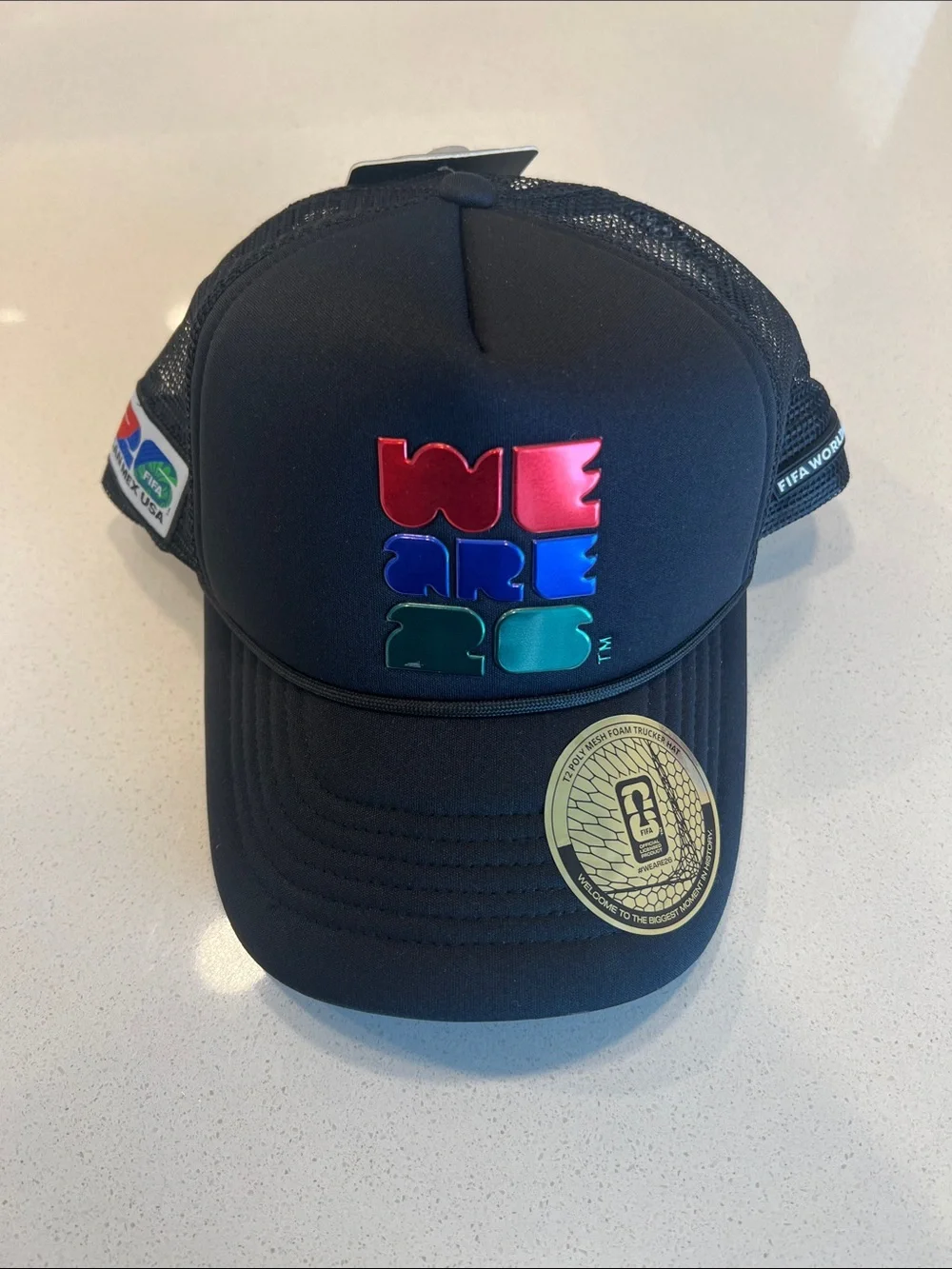 Hat World Cup FIFA -We Are 26 Black Trucker Hat - Official Product